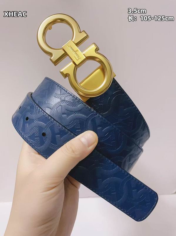 Ferragamo belt 35mmX105-125cm 8L85